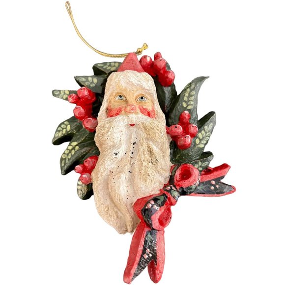 House Of Hatten Holiday Vintage Folk Art House Of Hatten Santa With